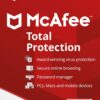 McAfee Total Protection 2022 | 5 Device | Antivirus Internet Security Software | VPN, Password Manager & Dark Web Monitoring Included | PC/Mac/Android/iOS | 1 Year Subscription | Key Card