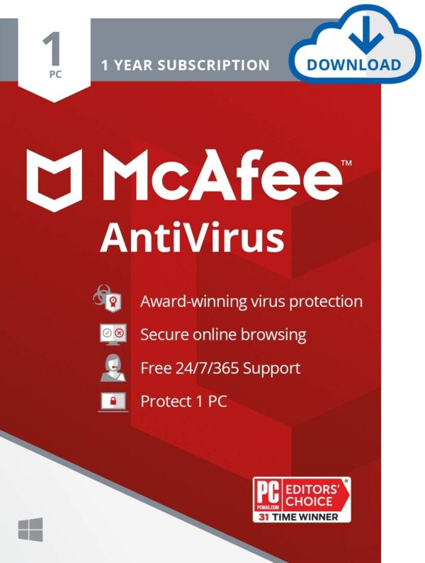 McAfee AntiVirus Protection 2022